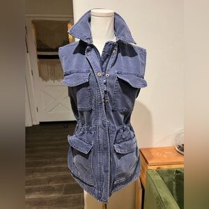 Aerie Navy Blue Vest